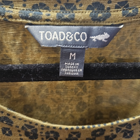 Toad&Co Tan Patterned Midi Dress - Picture 3 of 3